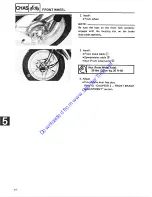 Предварительный просмотр 108 страницы Yamaha 1987 SH50A Service Manual