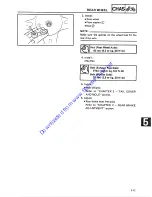 Предварительный просмотр 113 страницы Yamaha 1987 SH50A Service Manual