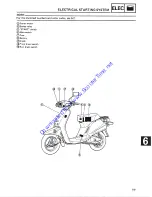 Предварительный просмотр 131 страницы Yamaha 1987 SH50A Service Manual