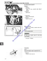 Предварительный просмотр 136 страницы Yamaha 1987 SH50A Service Manual