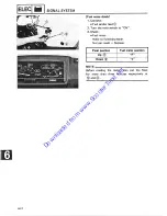 Предварительный просмотр 166 страницы Yamaha 1987 SH50A Service Manual