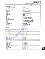 Предварительный просмотр 169 страницы Yamaha 1987 SH50A Service Manual