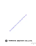 Предварительный просмотр 184 страницы Yamaha 1987 SH50A Service Manual