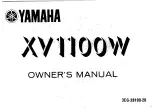 Preview for 1 page of Yamaha 1989 XV1000 Owner'S Manual