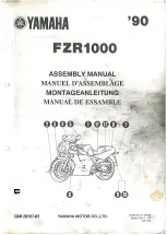 Yamaha 1990 FZR1000 Assembly Manual preview