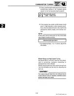 Предварительный просмотр 50 страницы Yamaha 1991-1993 Exciter II - 570 Service Manual