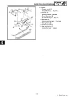 Предварительный просмотр 109 страницы Yamaha 1991-1993 Exciter II - 570 Service Manual