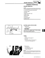 Предварительный просмотр 114 страницы Yamaha 1991-1993 Exciter II - 570 Service Manual