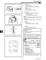 Предварительный просмотр 121 страницы Yamaha 1991-1993 Exciter II - 570 Service Manual