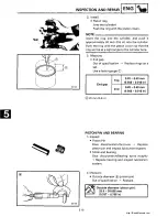 Предварительный просмотр 123 страницы Yamaha 1991-1993 Exciter II - 570 Service Manual