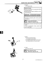 Предварительный просмотр 127 страницы Yamaha 1991-1993 Exciter II - 570 Service Manual