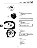 Предварительный просмотр 139 страницы Yamaha 1991-1993 Exciter II - 570 Service Manual