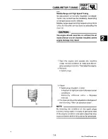 Предварительный просмотр 258 страницы Yamaha 1991-1993 Exciter II - 570 Service Manual