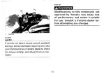 Preview for 50 page of Yamaha 1992 XV535B Owner'S Manual