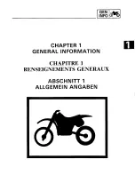 Предварительный просмотр 44 страницы Yamaha 1993 YZ250/LC Service Manual