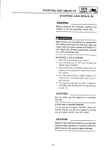 Предварительный просмотр 73 страницы Yamaha 1993 YZ250/LC Service Manual