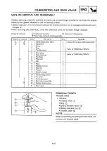 Предварительный просмотр 233 страницы Yamaha 1993 YZ250/LC Service Manual