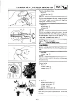 Предварительный просмотр 255 страницы Yamaha 1993 YZ250/LC Service Manual