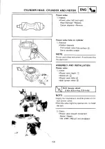 Предварительный просмотр 269 страницы Yamaha 1993 YZ250/LC Service Manual