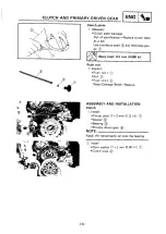 Предварительный просмотр 287 страницы Yamaha 1993 YZ250/LC Service Manual