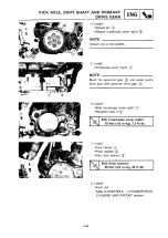 Предварительный просмотр 309 страницы Yamaha 1993 YZ250/LC Service Manual