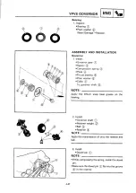 Предварительный просмотр 317 страницы Yamaha 1993 YZ250/LC Service Manual