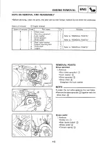 Предварительный просмотр 335 страницы Yamaha 1993 YZ250/LC Service Manual