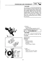 Предварительный просмотр 351 страницы Yamaha 1993 YZ250/LC Service Manual