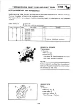 Предварительный просмотр 361 страницы Yamaha 1993 YZ250/LC Service Manual