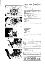 Предварительный просмотр 381 страницы Yamaha 1993 YZ250/LC Service Manual