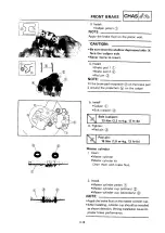 Предварительный просмотр 407 страницы Yamaha 1993 YZ250/LC Service Manual