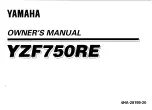 Preview for 1 page of Yamaha 1993 YZF750RE Owner'S Manual