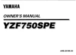 Yamaha 1993 YZF750SPE Owner'S Manual preview