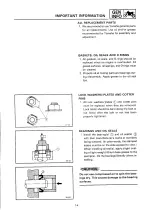 Предварительный просмотр 52 страницы Yamaha 1994 YZ250/LC Owner'S Service Manual