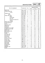 Предварительный просмотр 97 страницы Yamaha 1994 YZ250/LC Owner'S Service Manual