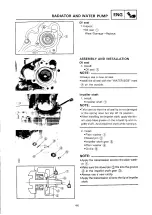 Предварительный просмотр 224 страницы Yamaha 1994 YZ250/LC Owner'S Service Manual