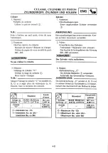 Предварительный просмотр 259 страницы Yamaha 1994 YZ250/LC Owner'S Service Manual