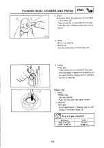 Предварительный просмотр 262 страницы Yamaha 1994 YZ250/LC Owner'S Service Manual