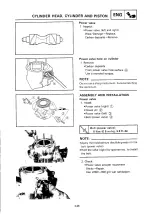 Предварительный просмотр 268 страницы Yamaha 1994 YZ250/LC Owner'S Service Manual