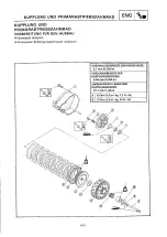 Предварительный просмотр 282 страницы Yamaha 1994 YZ250/LC Owner'S Service Manual