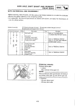 Предварительный просмотр 293 страницы Yamaha 1994 YZ250/LC Owner'S Service Manual