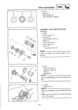 Предварительный просмотр 316 страницы Yamaha 1994 YZ250/LC Owner'S Service Manual