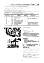 Предварительный просмотр 349 страницы Yamaha 1994 YZ250/LC Owner'S Service Manual