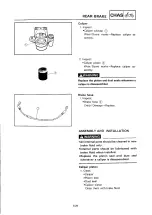 Предварительный просмотр 424 страницы Yamaha 1994 YZ250/LC Owner'S Service Manual