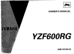 Yamaha 1994 YZF600RG Owner'S Manual предпросмотр