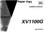 Yamaha 1995 XV1000G Owner'S Manual preview