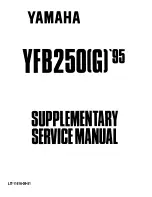 Preview for 2 page of Yamaha 1995 YFB250 Service Manual