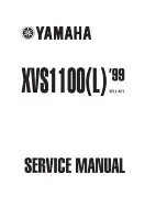 Предварительный просмотр 1 страницы Yamaha 1999 XVS1100 Service Manual