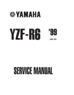 Предварительный просмотр 1 страницы Yamaha 1999 YZF-R6 Service Manual