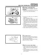 Предварительный просмотр 13 страницы Yamaha 1999 YZF-R6 Service Manual